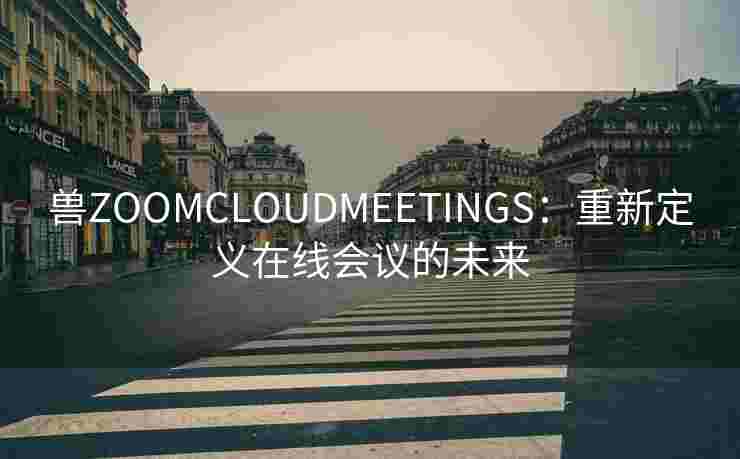 兽ZOOMCLOUDMEETINGS：重新定义在线会议的未来